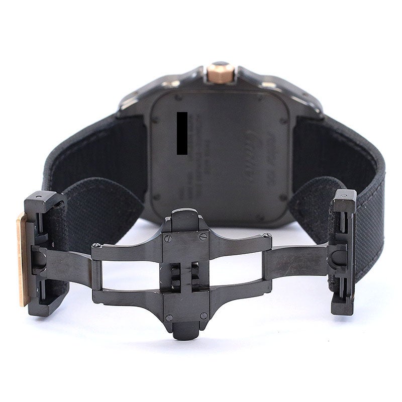 【中古】CARTIER SANTOS 100 CARBON LARGE MODEL カルティエ サントス 100 カーボン LM W2020009