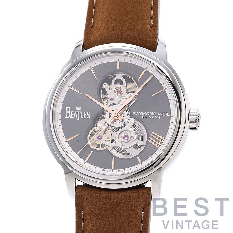【中古】RAYMOND WEIL MAESTRO THE BEATLES LET IT BE LIMITED EDITION 39.5MM レイモンド・ウェイル マエストロ ザ・ビートルズ レット・イット・ビー リミテッドエディション 39.5MM 2215-STC-BEAT4
