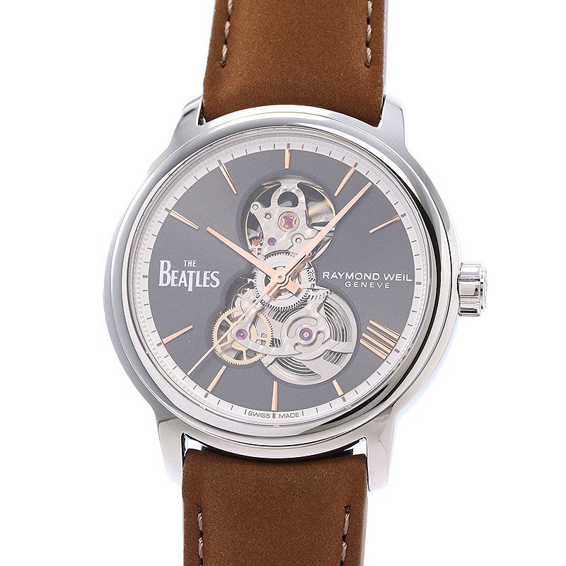 【中古】RAYMOND WEIL MAESTRO THE BEATLES LET IT BE LIMITED EDITION 39.5MM レイモンド・ウェイル マエストロ ザ・ビートルズ レット・イット・ビー リミテッドエディション 39.5MM 2215-STC-BEAT4
