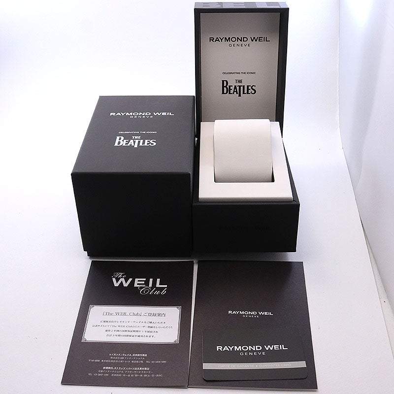 【中古】RAYMOND WEIL MAESTRO THE BEATLES LET IT BE LIMITED EDITION 39.5MM レイモンド・ウェイル マエストロ ザ・ビートルズ レット・イット・ビー リミテッドエディション 39.5MM 2215-STC-BEAT4