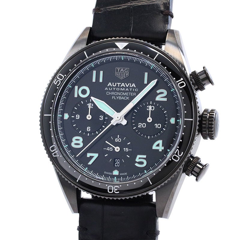 【中古】TAG HEUER AUTAVIA 60TH ANNIVERSARY FLYBACK CHRONOGRAPH タグ・ホイヤー オータヴィア 60周年アニバーサリー フライバック クロノグラフ CBE511C.FC8280