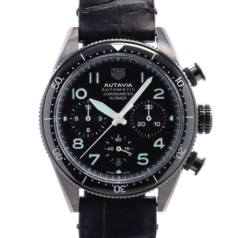 【中古】TAG HEUER AUTAVIA 60TH ANNIVERSARY FLYBACK CHRONOGRAPH タグ・ホイヤー オータヴィア 60周年アニバーサリー フライバック クロノグラフ CBE511C.FC8280