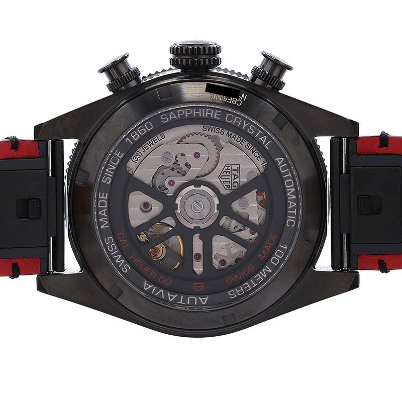 【中古】TAG HEUER AUTAVIA 60TH ANNIVERSARY FLYBACK CHRONOGRAPH タグ・ホイヤー オータヴィア 60周年アニバーサリー フライバック クロノグラフ CBE511C.FC8280