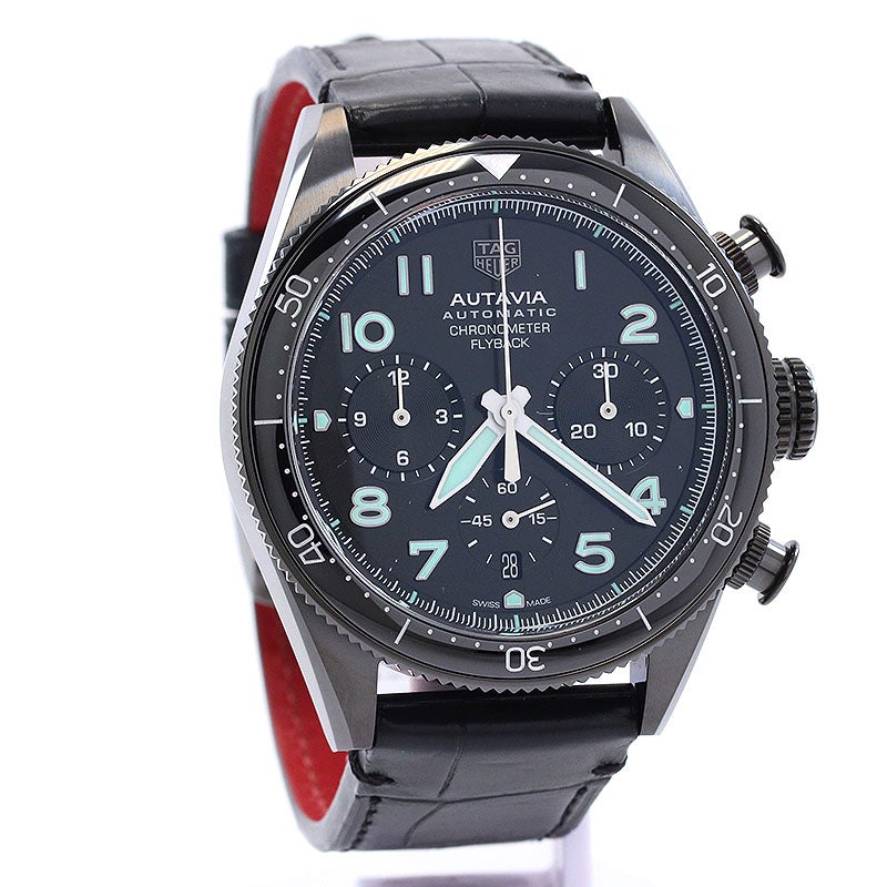 【中古】TAG HEUER AUTAVIA 60TH ANNIVERSARY FLYBACK CHRONOGRAPH タグ・ホイヤー オータヴィア 60周年アニバーサリー フライバック クロノグラフ CBE511C.FC8280