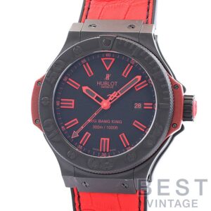 【中古】HUBLOT BIG BANG KING All BLACK RED LIMITED EDITION ウブロ ビッグ・バン キング オールブラック レッド 322.CI.1130.GR.ABR10
