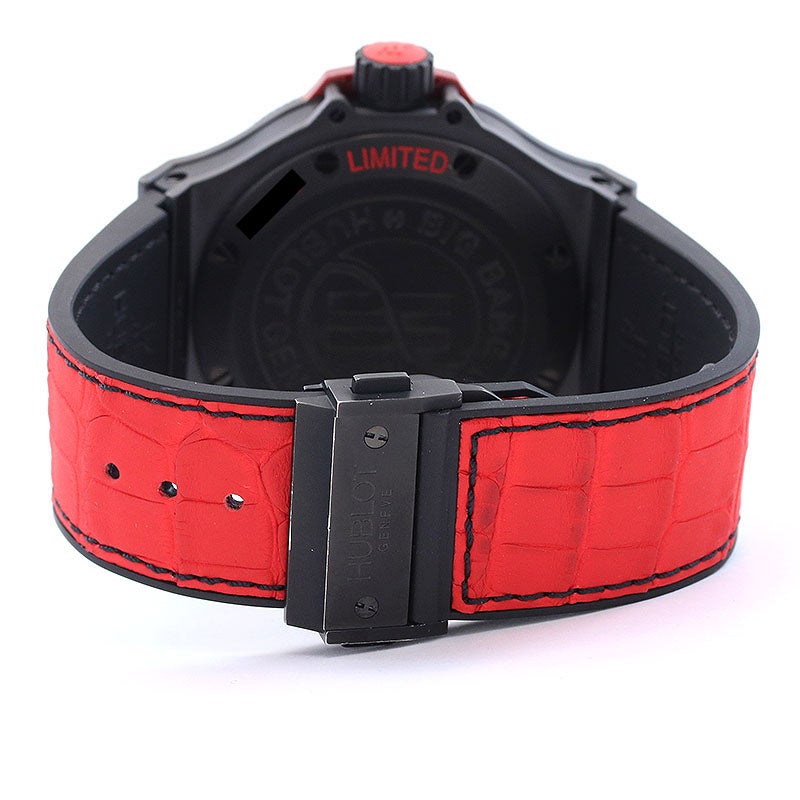【中古】HUBLOT BIG BANG KING All BLACK RED LIMITED EDITION ウブロ ビッグ・バン キング オールブラック レッド 322.CI.1130.GR.ABR10