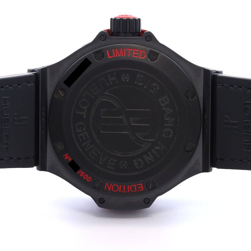 【中古】HUBLOT BIG BANG KING All BLACK RED LIMITED EDITION ウブロ ビッグ・バン キング オールブラック レッド 322.CI.1130.GR.ABR10