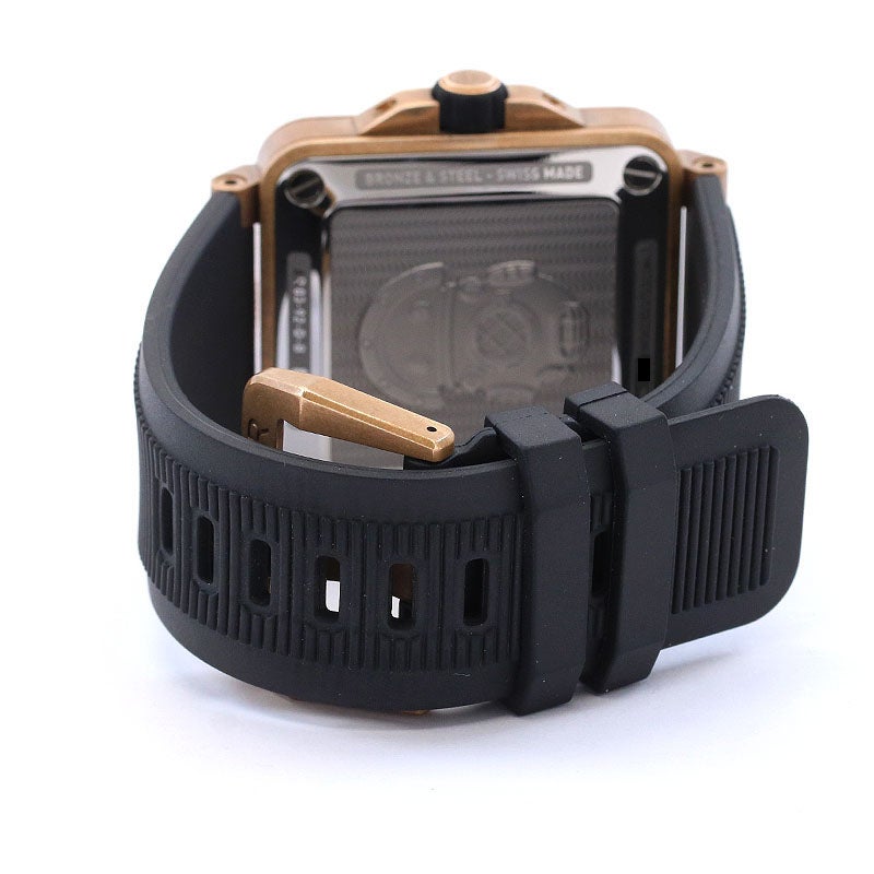 【中古】BELL & ROSS BR 03-92 DIVER WHITE BRONZE ベル&ロス BR 03-92 ダイバーホワイト ブロンズ BR0392-D-WH-BR/SCA