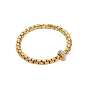 FOPE EKA COLLECTION FLEX'IT フォッペ エカ コレクション フレグジット ブレスレット M ホワイトダイヤモンド付き 70905BX_BB_G_XGX_00M