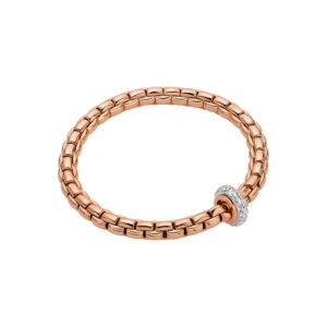 FOPE EKA COLLECTION FLEX'IT フォッペ エカ コレクション フレグジット ブレスレット M ホワイトダイヤモンド付き 70905BX_BB_R_XRX_00M