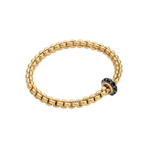 FOPE EKA COLLECTION FLEX'IT フォッペ エカ コレクション フレグジット ブレスレット M ブラックダイヤモンド付き 72910BX_BN_G_X2X_00M