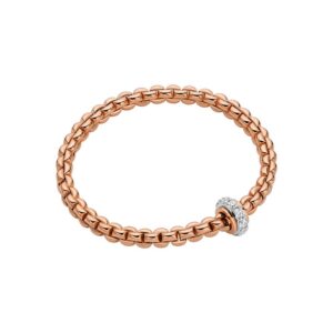 FOPE EKA COLLECTION FLEX'IT フォッペ エカ コレクション フレグジット ブレスレット M ホワイトダイヤモンド付き 72910BX_BB_R_XRX_00M