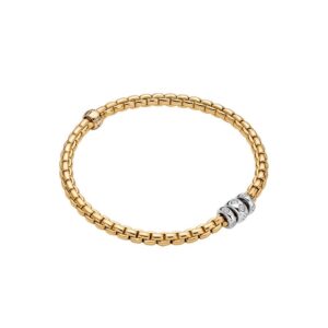 FOPE EKA COLLECTION FLEX'IT フォッペ エカ コレクション フレグジット ブレスレット M ロンバス ダイヤモンドセッティング 73101B3_PB_G_BBB_00M