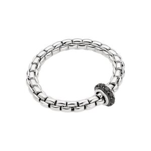 FOPE EKA COLLECTION FLEX'IT フォッペ エカ コレクション フレグジット ブレスレット M ブラックダイヤモンド付き 60911BX_BN_B_X1X_00M