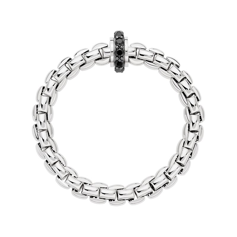 FOPE EKA COLLECTION FLEX'IT フォッペ エカ コレクション フレグジット ブレスレット M ブラックダイヤモンド付き 60911BX_BN_B_X1X_00M