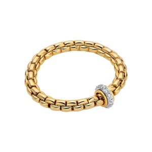 FOPE EKA COLLECTION FLEX'IT フォッペ エカ コレクション フレグジット ブレスレット M ホワイトダイヤモンド付き 60911BX_BB_G_XGX_00M