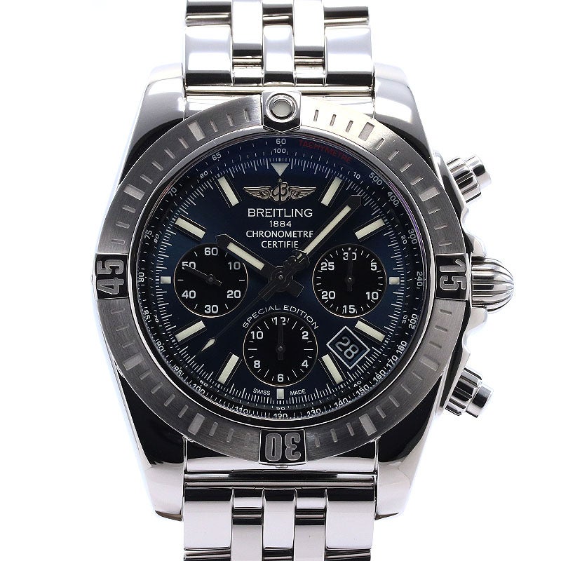 【中古】BREITLING CHRONOMAT JSP JAPAN SPECIAL EDITION ブライトリング クロノマット JSP 日本限定 AB011511/C987/388A (AB0115111C1A1 / A001C87PA)