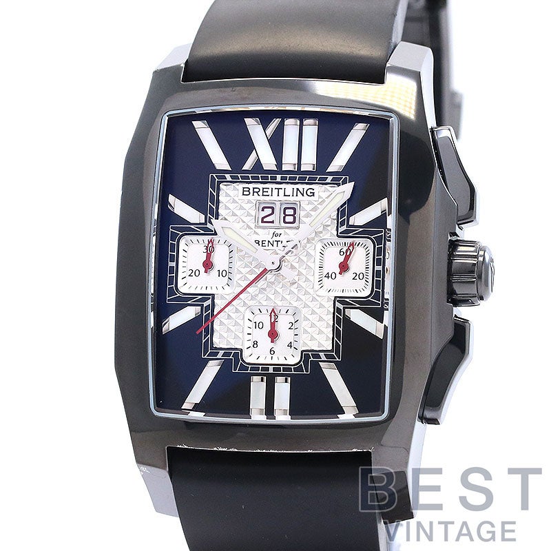 【中古】BREITLING BENTLEY FLYING B CHRONO MIDNIGHT CARBON ブライトリング ベントレー フライングB クロノグラフ ミッドナイトカーボン M4436512/B873/212S (M446B73BRB)