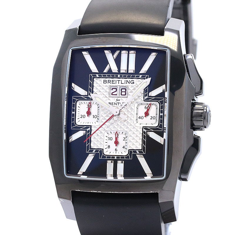【中古】BREITLING BENTLEY FLYING B CHRONO MIDNIGHT CARBON ブライトリング ベントレー フライングB クロノグラフ ミッドナイトカーボン M4436512/B873/212S (M446B73BRB)