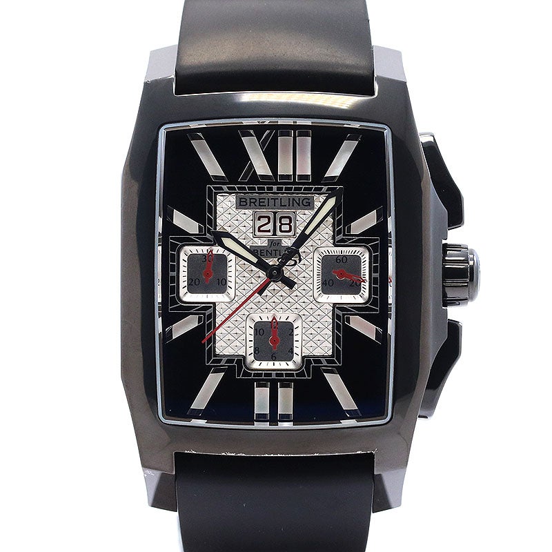 【中古】BREITLING BENTLEY FLYING B CHRONO MIDNIGHT CARBON ブライトリング ベントレー フライングB クロノグラフ ミッドナイトカーボン M4436512/B873/212S (M446B73BRB)