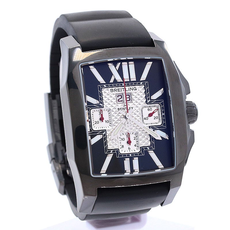 【中古】BREITLING BENTLEY FLYING B CHRONO MIDNIGHT CARBON ブライトリング ベントレー フライングB クロノグラフ ミッドナイトカーボン M4436512/B873/212S (M446B73BRB)