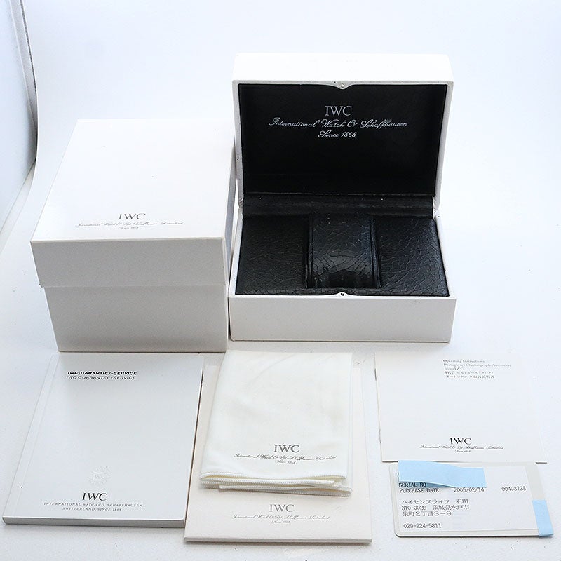 【中古】IWC PORTUGUESE CHRONOGRAPH アイ・ダブリュー・シー ポルトギーゼ・クロノグラフ IW371411
