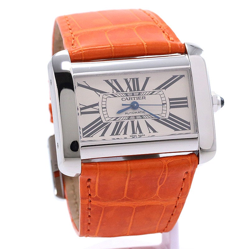【中古】CARTIER TANK DIVAN LARGE MODEL カルティエ タンク ディヴァン LM W6300755