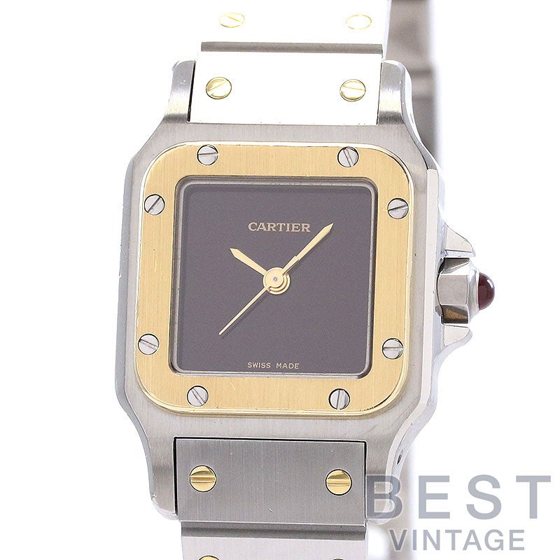【中古】CARTIER SANTOS CARREE / SANTOS GALBEE SMALL MODEL カルティエ サントス カレ SM / サントス ガルベ SM 46168381 (0902)
