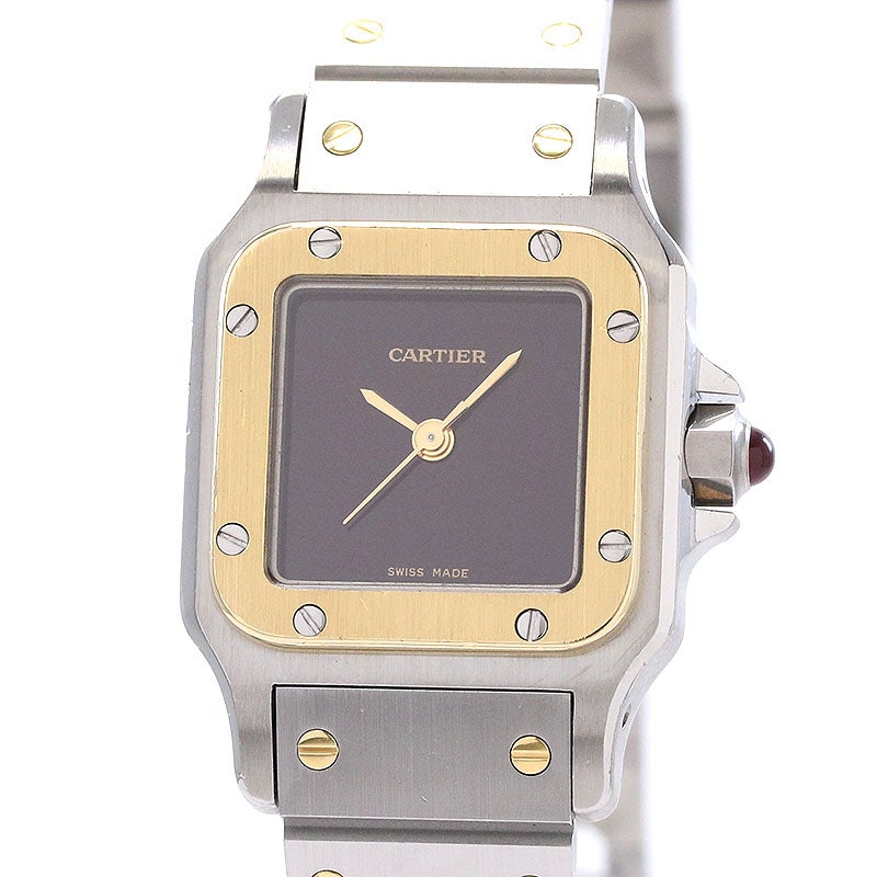 【中古】CARTIER SANTOS CARREE / SANTOS GALBEE SMALL MODEL カルティエ サントス カレ SM / サントス ガルベ SM 46168381 (0902)