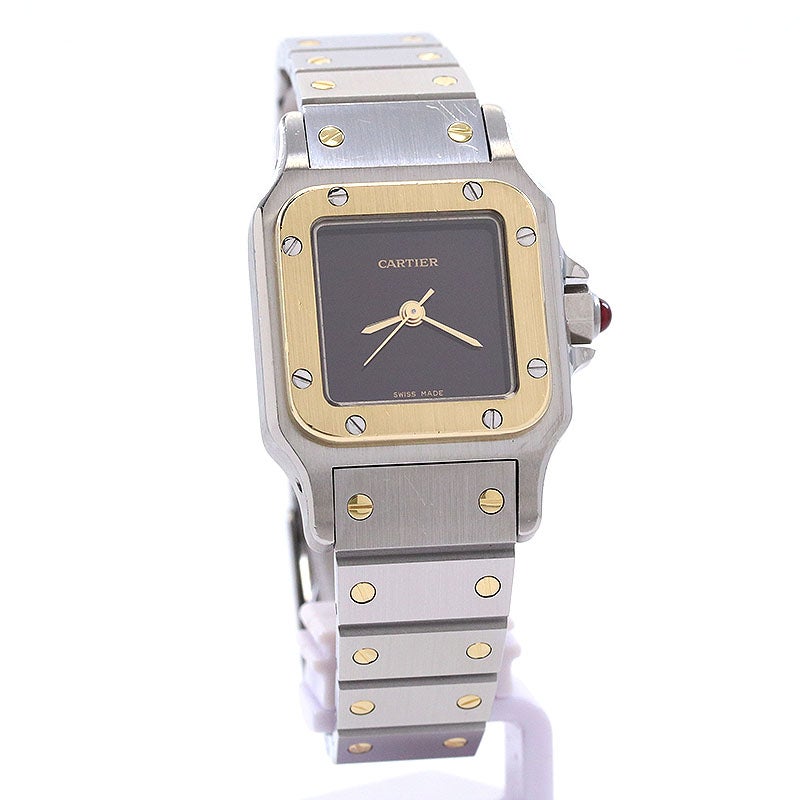 【中古】CARTIER SANTOS CARREE / SANTOS GALBEE SMALL MODEL カルティエ サントス カレ SM / サントス ガルベ SM 46168381 (0902)