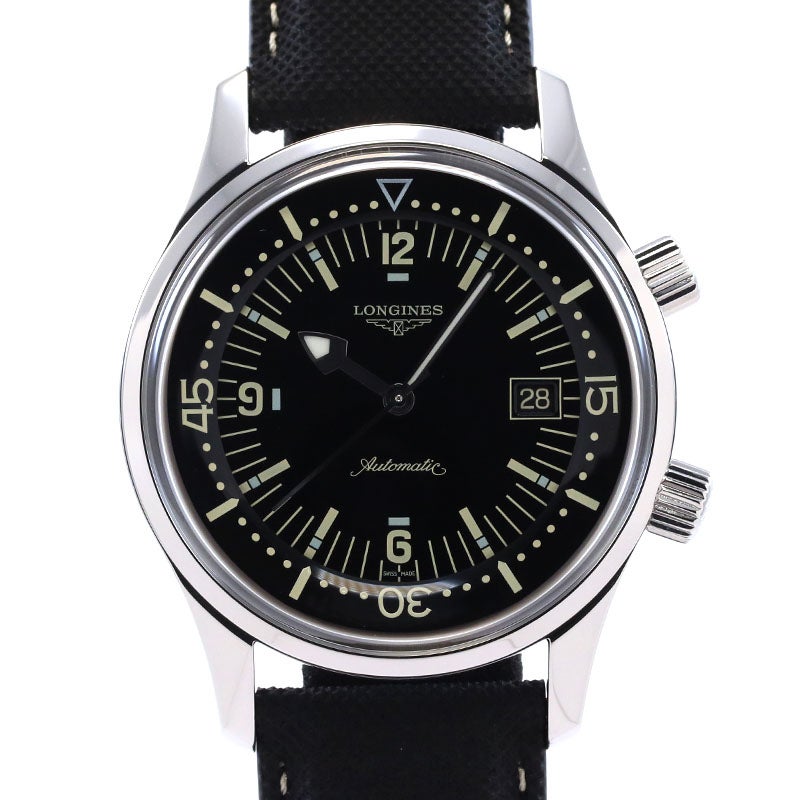 【中古】LONGINES LEGEND DIVER DATE 42MM ロンジン レジェンドダイバー デイト 42MM L3.674.4.50.0 (L3.674.4)