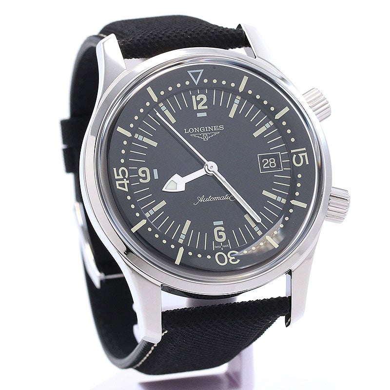 【中古】LONGINES LEGEND DIVER DATE 42MM ロンジン レジェンドダイバー デイト 42MM L3.674.4.50.0 (L3.674.4)