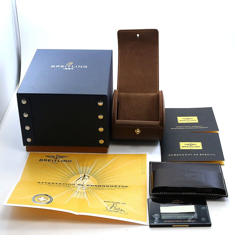 【中古】BREITLING CHRONOMAT JSP JAPAN SPECIAL EDITION ブライトリング クロノマット JSP 日本限定 AB011511/BF70/375A (AB0115111B1A1 / A001B70PA)