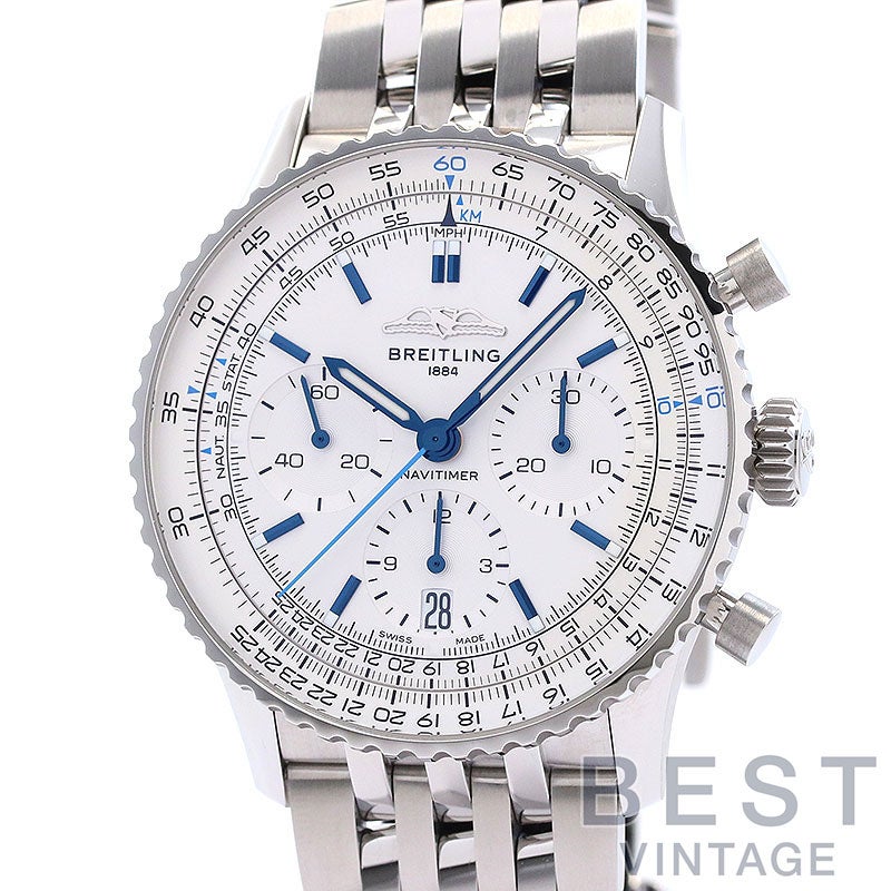 【中古】BREITLING NAVITIMER B01 CHRONOGRAPH 41 ブライトリング ナビタイマー B01 クロノグラフ 41 AB0139A71G1A1