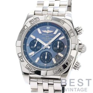 【中古】BREITLING CHRONOMAT 44 BLACK MOP JAPAN LIMITED ブライトリング クロノマット 44 ブラックMOP 日本限定 AB01111A/BF68/375A (S011BMPPA)