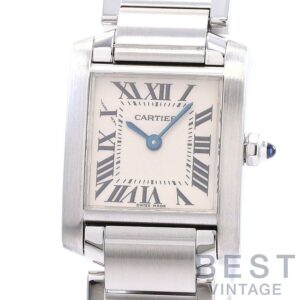 【中古】CARTIER TANK FRANCAISE SMALL MODEL カルティエ タンク フランセーズ SM W51008Q3