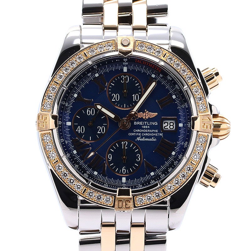 【中古】BREITLING CHRONOMAT EVOLUTION ブライトリング クロノマット エボリューション C1335653/C710/372C (C156C11PAC)
