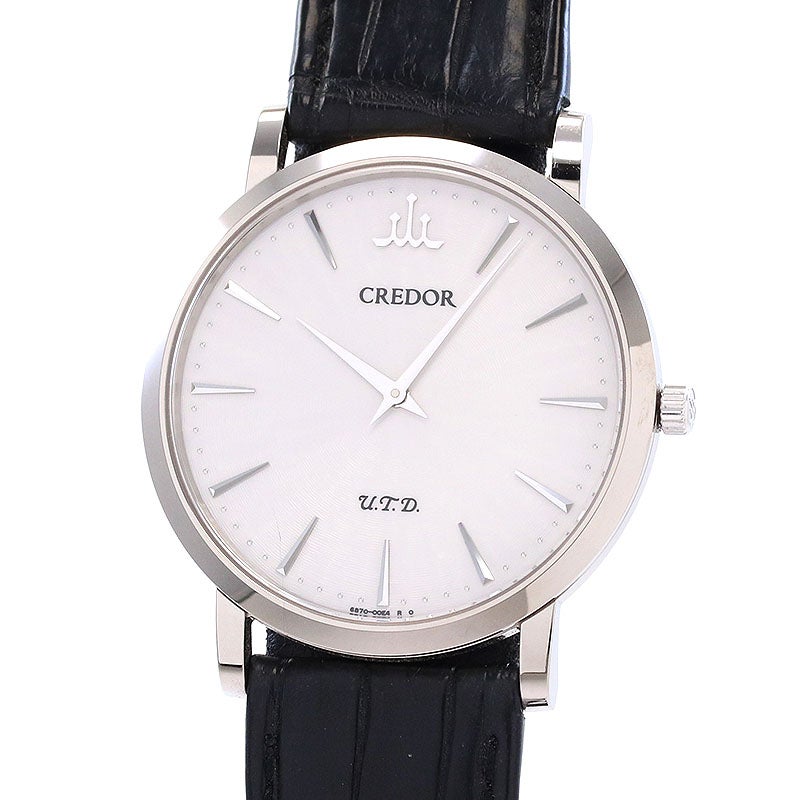 【中古】CREDOR CREDOR SIGNO ULTRA THIN DRESSWATCH セイコー クレドール シグノ U.T.D. GBAQ977 (6870-00B0)