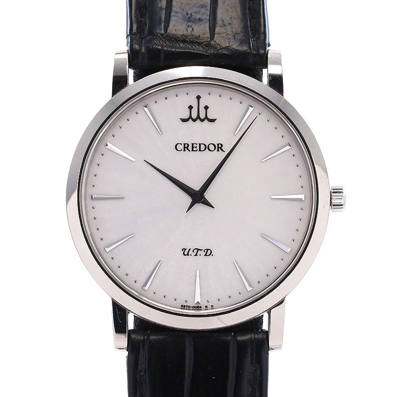 【中古】CREDOR CREDOR SIGNO ULTRA THIN DRESSWATCH セイコー クレドール シグノ U.T.D. GBAQ977 (6870-00B0)
