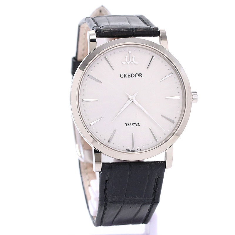 【中古】CREDOR CREDOR SIGNO ULTRA THIN DRESSWATCH セイコー クレドール シグノ U.T.D. GBAQ977 (6870-00B0)