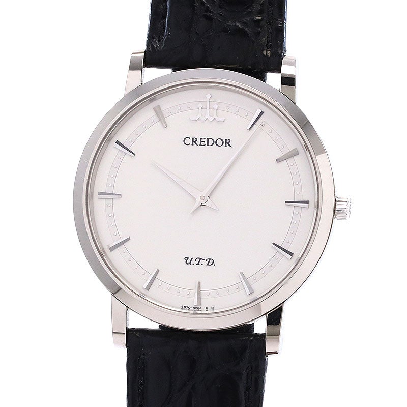 【中古】CREDOR CREDOR SIGNO ULTRA THIN DRESSWATCH セイコー クレドール シグノ U.T.D. GBAQ983 (6870-00B0)