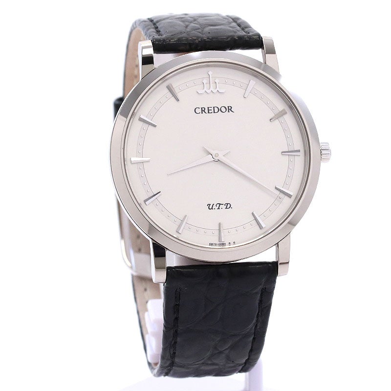 【中古】CREDOR CREDOR SIGNO ULTRA THIN DRESSWATCH セイコー クレドール シグノ U.T.D. GBAQ983 (6870-00B0)