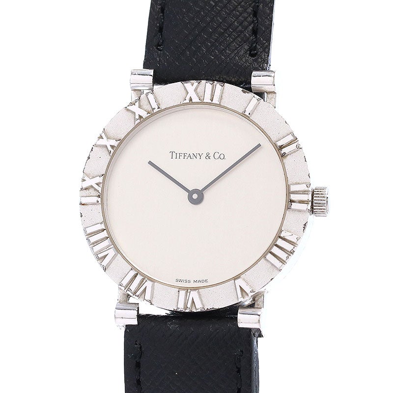 【中古】TIFFANY & CO. ATLAS QUARTZ 31MM ティファニー アトラス クォーツ 31MM M0640 (D286753)