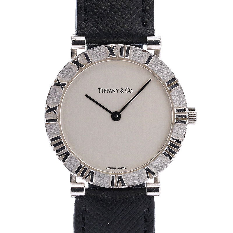 【中古】TIFFANY & CO. ATLAS QUARTZ 31MM ティファニー アトラス クォーツ 31MM M0640 (D286753)