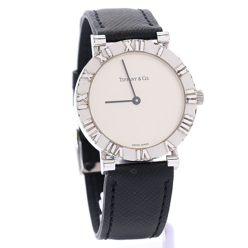【中古】TIFFANY & CO. ATLAS QUARTZ 31MM ティファニー アトラス クォーツ 31MM M0640 (D286753)