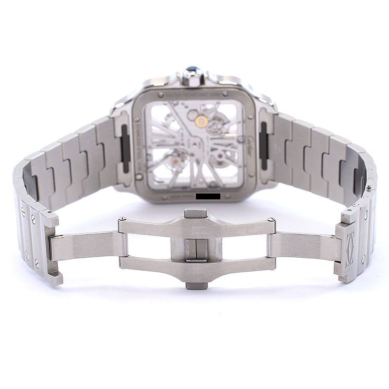 【中古】CARTIER SANTOS DE CARTIER WATCH LARGE MODEL SKELETON カルティエ サントス ドゥ カルティエ ウォッチ LM スケルトン WHSA0015