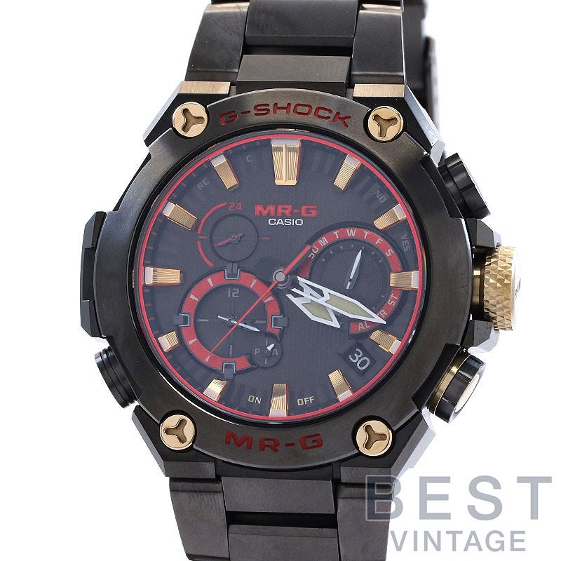 【中古】G-SHOCK G-SHOCK MR-G MRG-B2000 SERIES AKAZONAE カシオ Gショック MR-G MRG-B2000シリーズ 赤備え MRG-B2000B-1A4JR