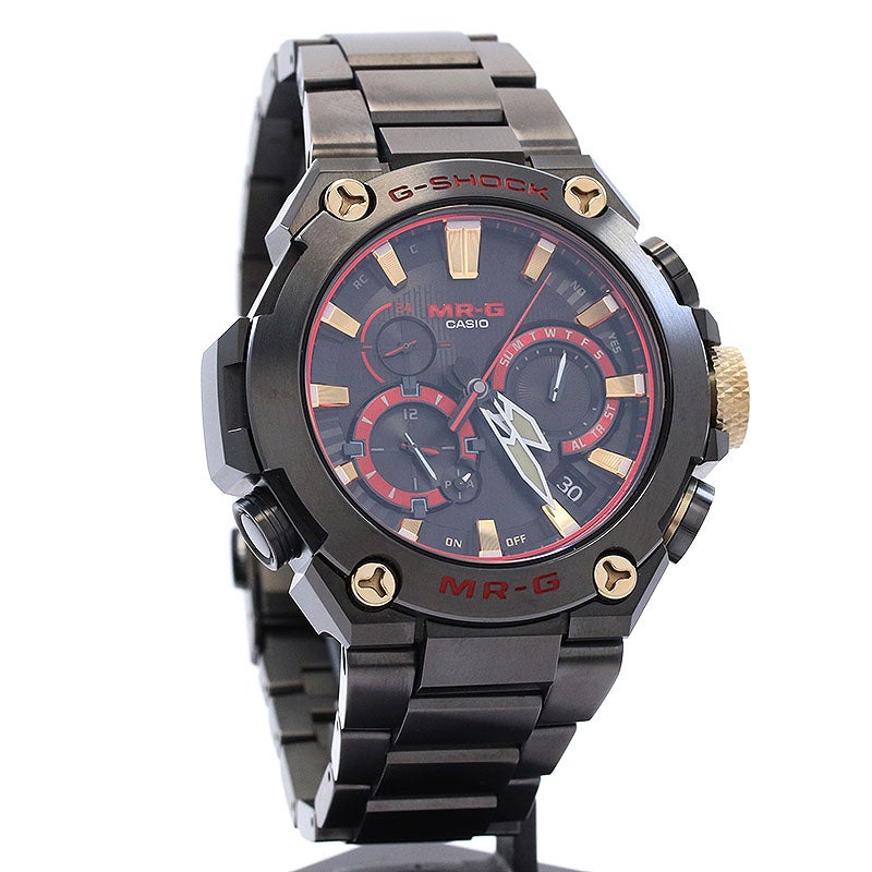 【中古】G-SHOCK G-SHOCK MR-G MRG-B2000 SERIES AKAZONAE カシオ Gショック MR-G MRG-B2000シリーズ 赤備え MRG-B2000B-1A4JR