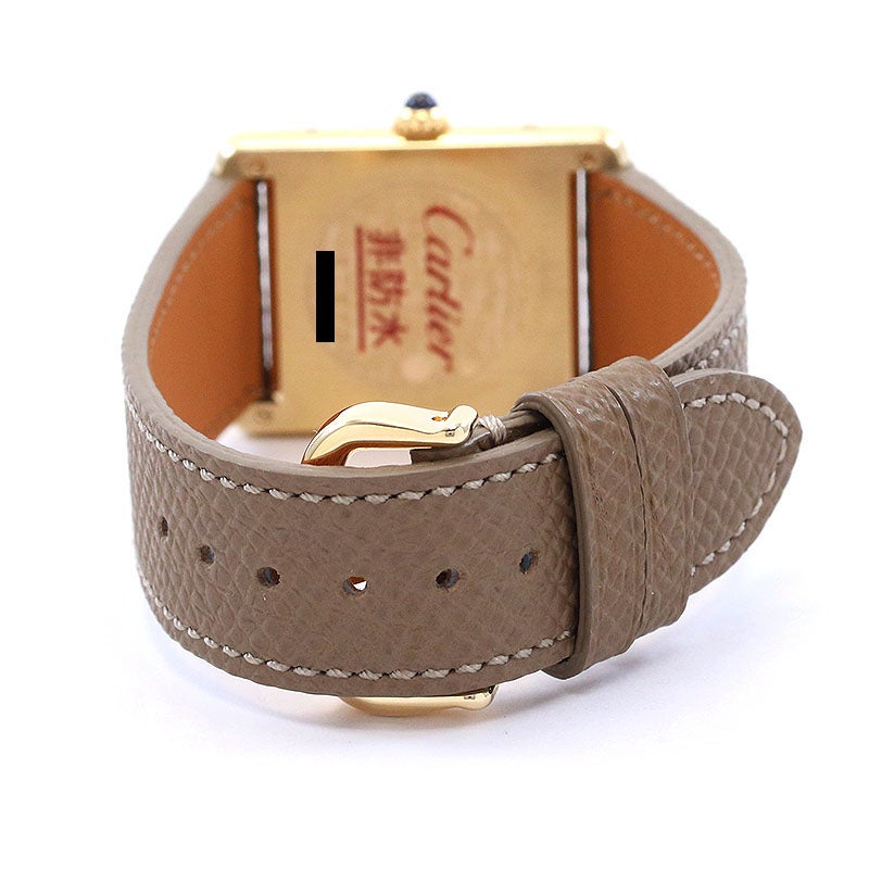 【中古】CARTIER MUST TANK LARGE MODEL VERMEIL カルティエ マスト タンク LM ヴェルメイユ W1002753 (590005)