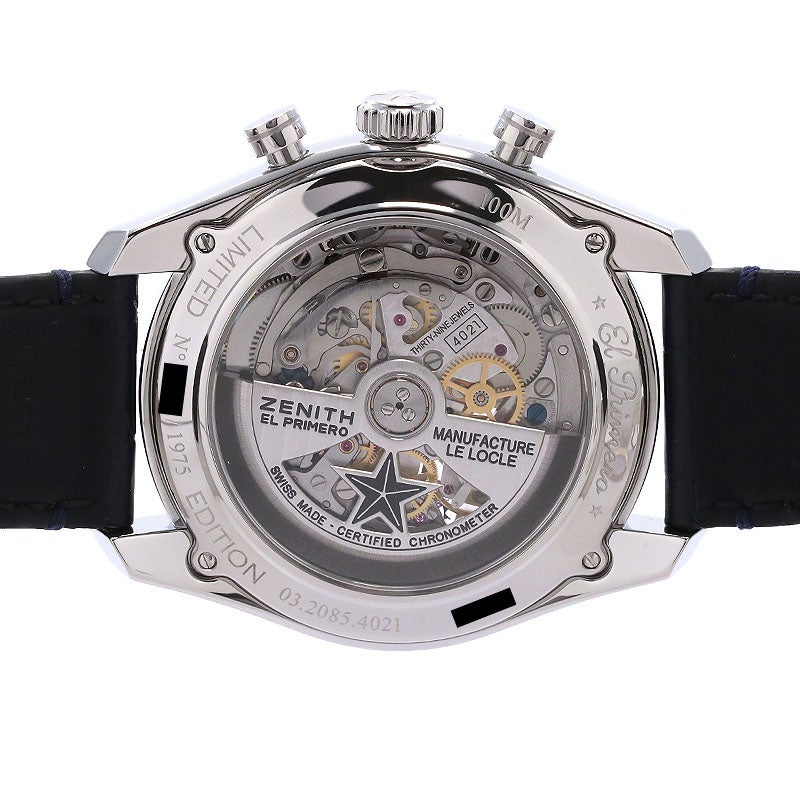 【中古】ZENITH CHRONOMASTER POWER RESERVE TRIBUTE TO CHARLES VERMOT ゼニス クロノマスター パワーリザーブ シャルル・ベルモ 03.2085.4021/51.C700
